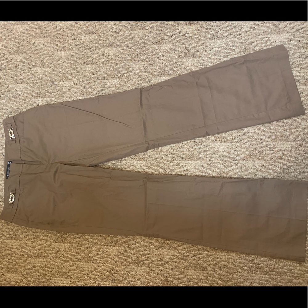 NY&co dress pant in a brownish tan